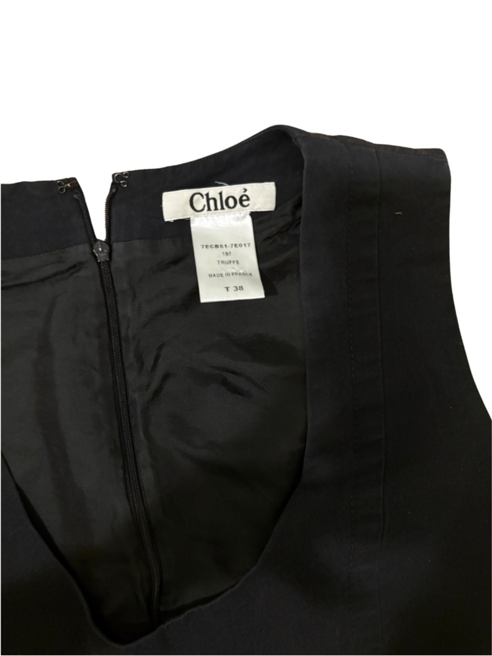 Chloe Black Romper w/ Button Belt - Picture 7 of 11